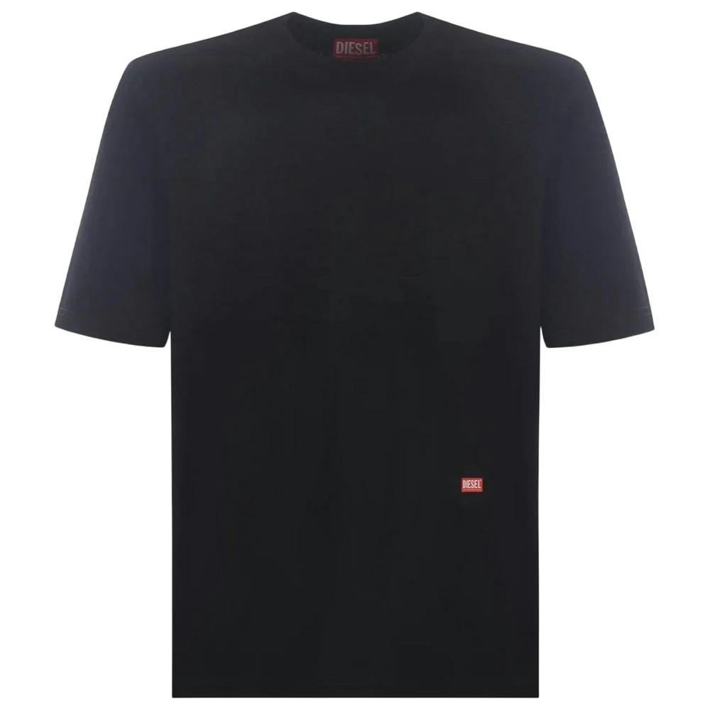 Diesel Unisex Black Adult Graffiti Logo T-Shirt - M - 100% Cotton