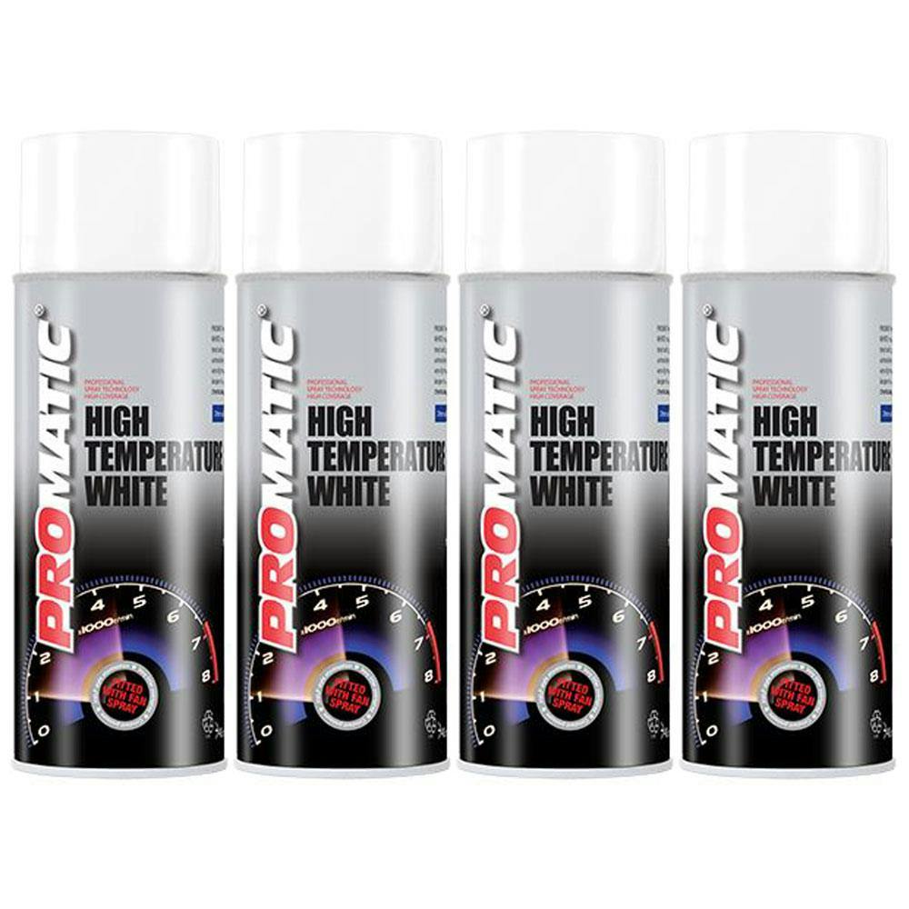 Promatic White High Temperature Aerosol Htw400 - 400Ml - Image 8