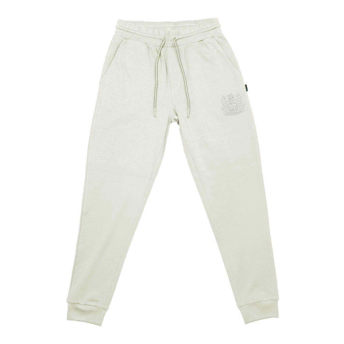 Aquascutum Men's Beige Cotton Tapered Leg Slim Joggers - Xxl - 100% Cotton