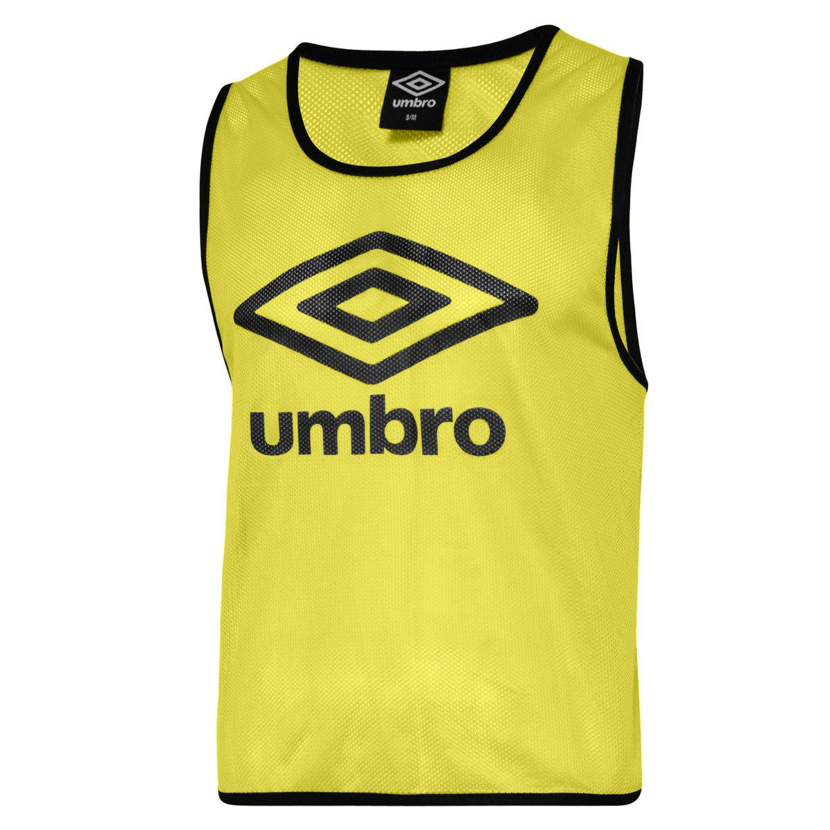 Umbro Yellow/Black Kids Training Bib - S-M