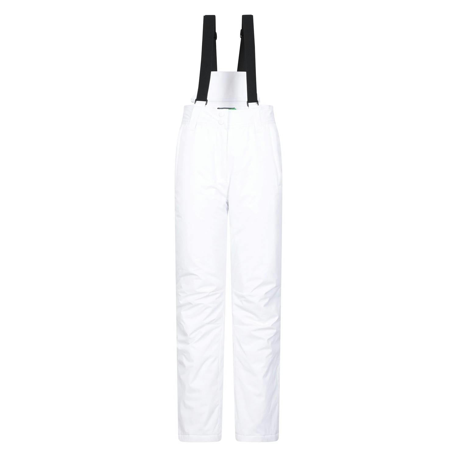 Mountain Warehouse Women's White Moon Ii Ski Trousers - 18 Uk - 100% Polyester