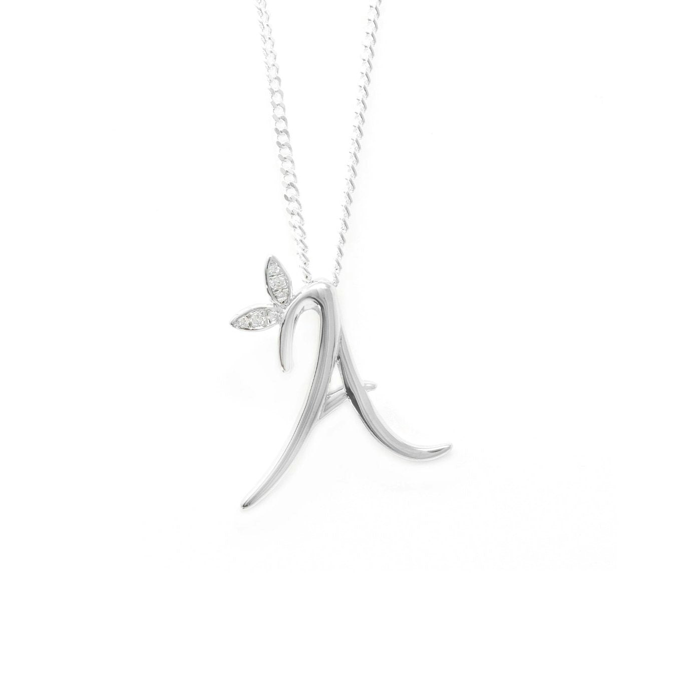 Say It With Winged Initial Necklace, A, Men - Image 3