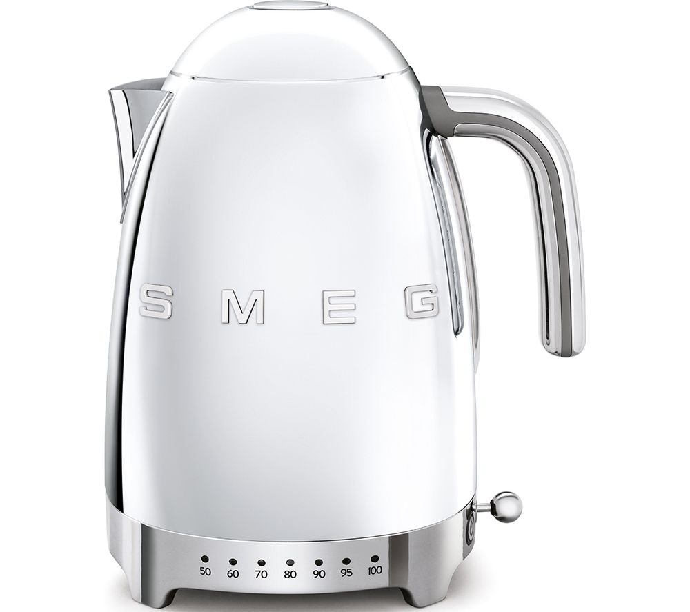 Smeg Green/White/Cream 50S Retro Klf04 Kettle With Temperature Selector Litre - Stainless Steel Size 1.7