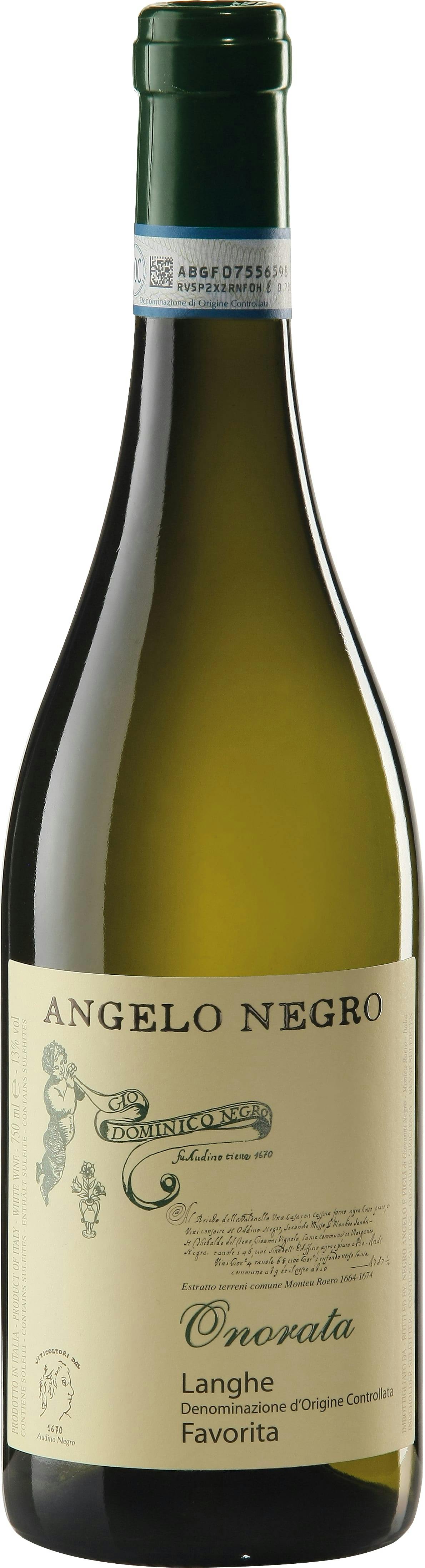 Various Wine White/Light Azienda Agricola Negro Onorata Langhe Favorita 2024 75Cl - Pack Of 6