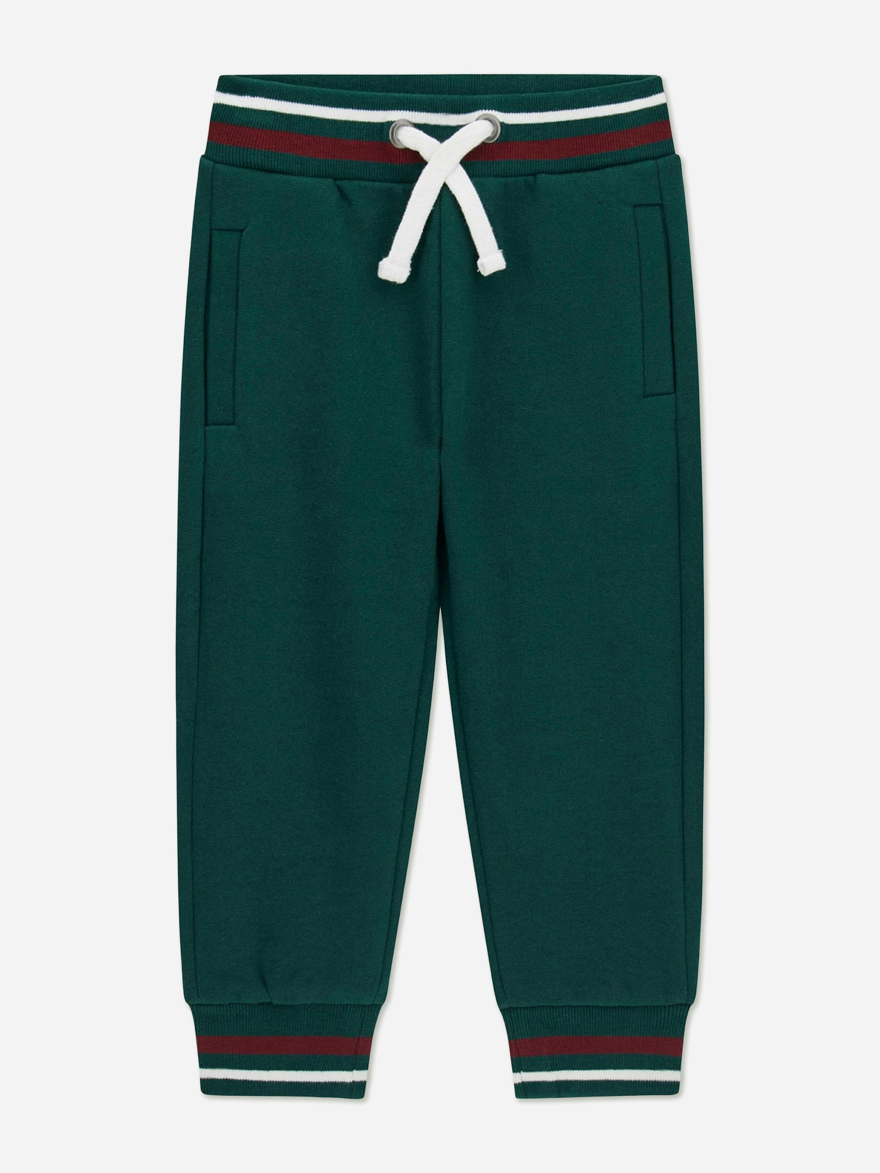 Guess Boys Green Logo Joggers In - 12 Months