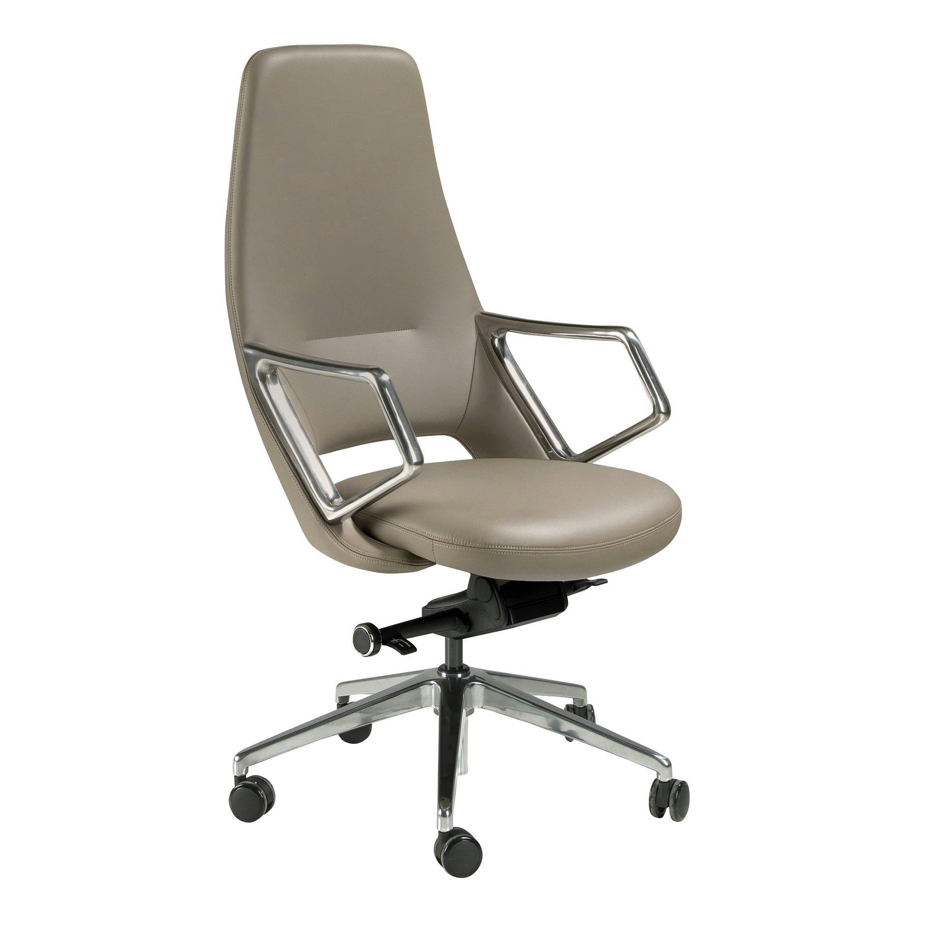Rackhams Grey Swivel Office Chair 4217/4218 - | Steel