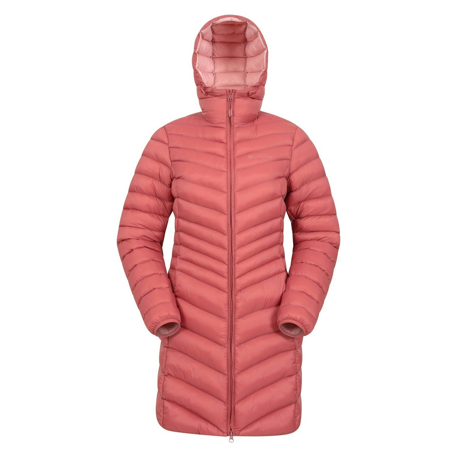 Mountain Warehouse Women's Florence Long Padded Jacket - Rust - 20 Uk - Rust - 100% Nylon
