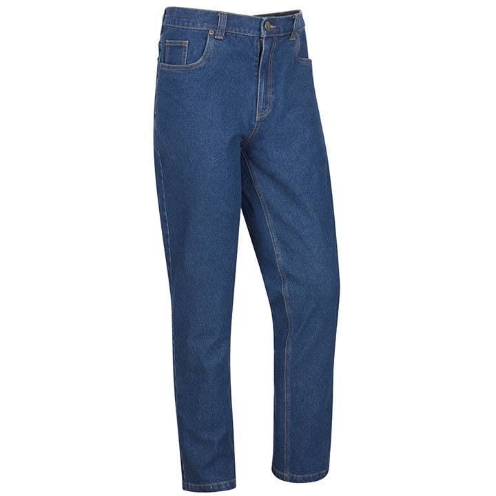 Hoggs Of Fife Clyde Comfort Denim Jeans - Stonewash - 31" Leg - 46