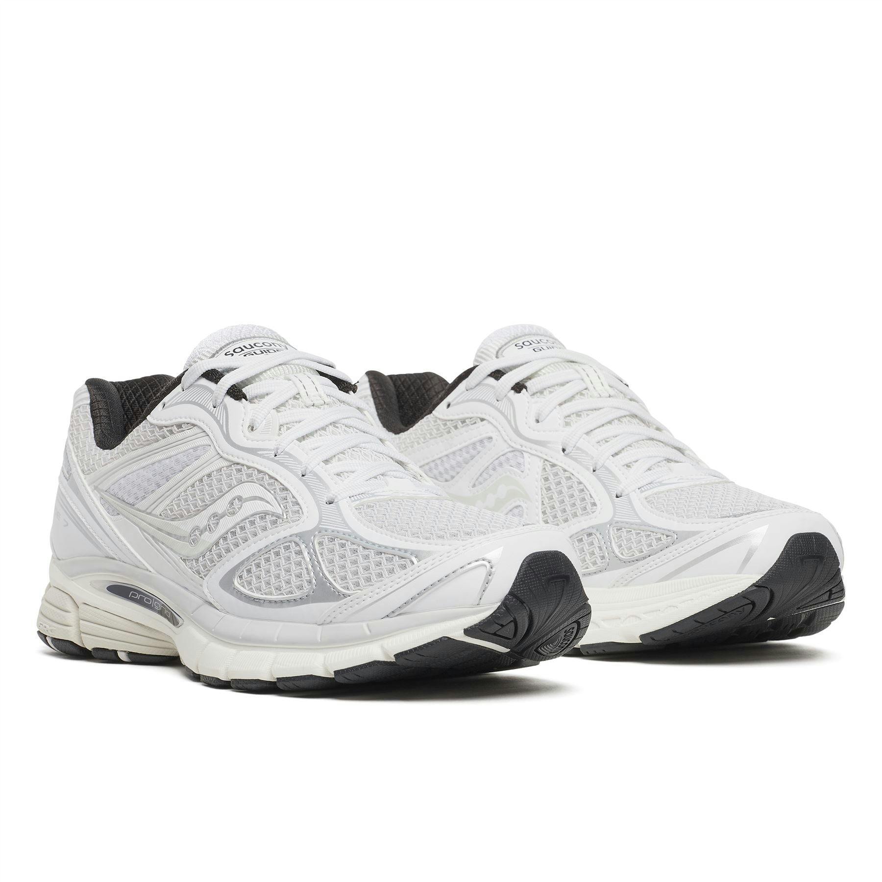 Saucony White/Black Progrid Guide 7 Trainers - Uk 7 / Eu 41 / Us 9.5