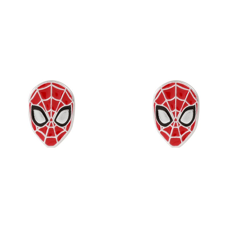 Disney Women's Silver Spiderman Earrings E906746sl-Ph