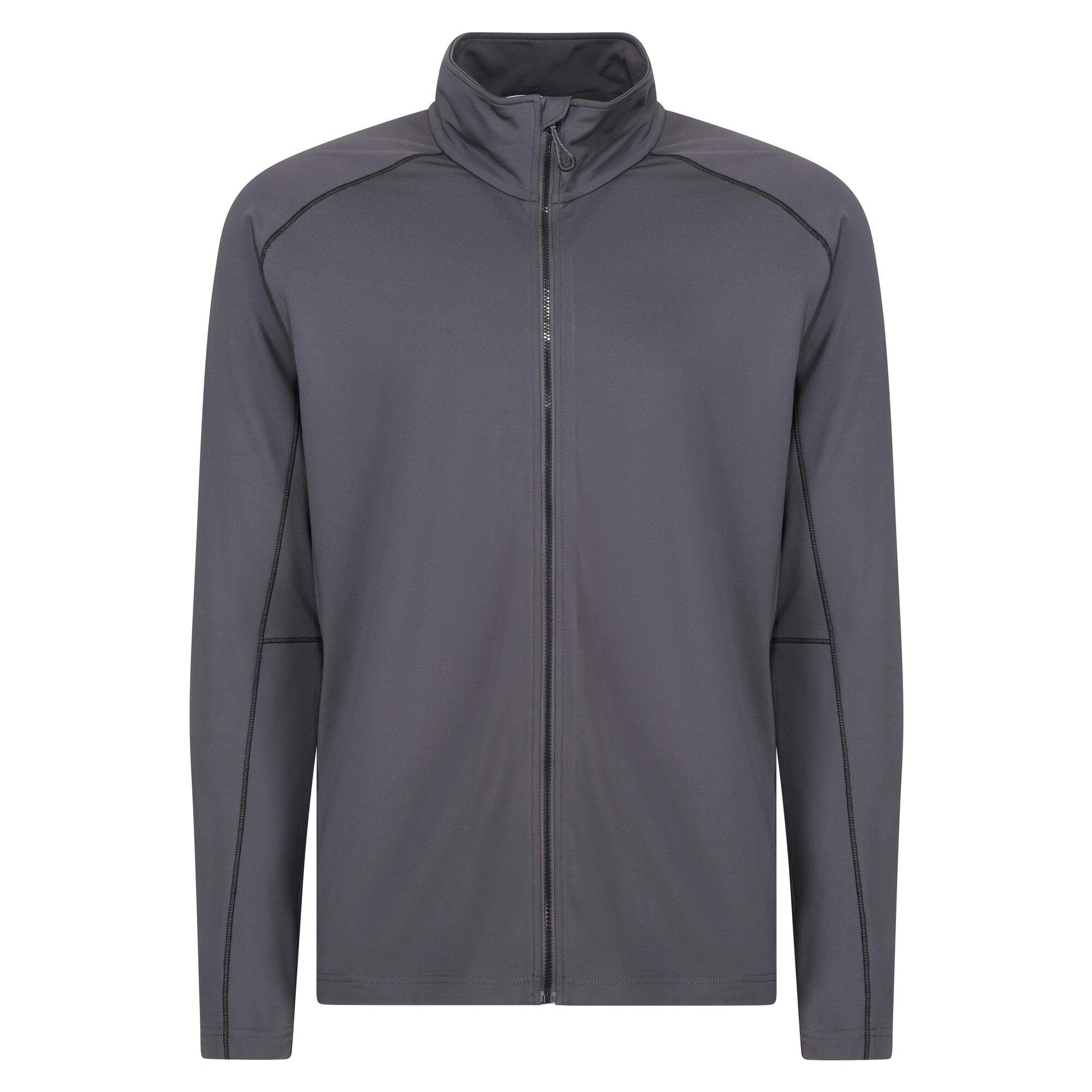 Regatta Men's Grey Professional Stretch Full Zip Midlayer - Seal - 3XL - Seal - 95% Polyester/5% Elastane