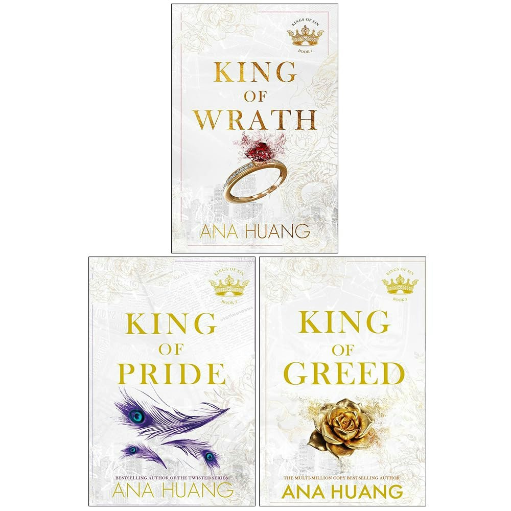 Piatkus Ana Huang Kings Of Sin Series 3 Book Set (King Of Wrath, King Of Pride, King Of Greed)