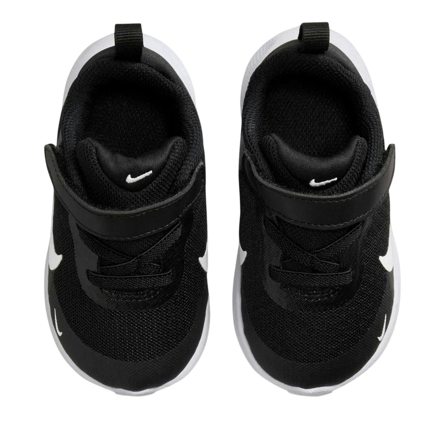 Nike Black/White Toddler Revolution 7 Shoes - 6 Uk Child - 100% Mixed