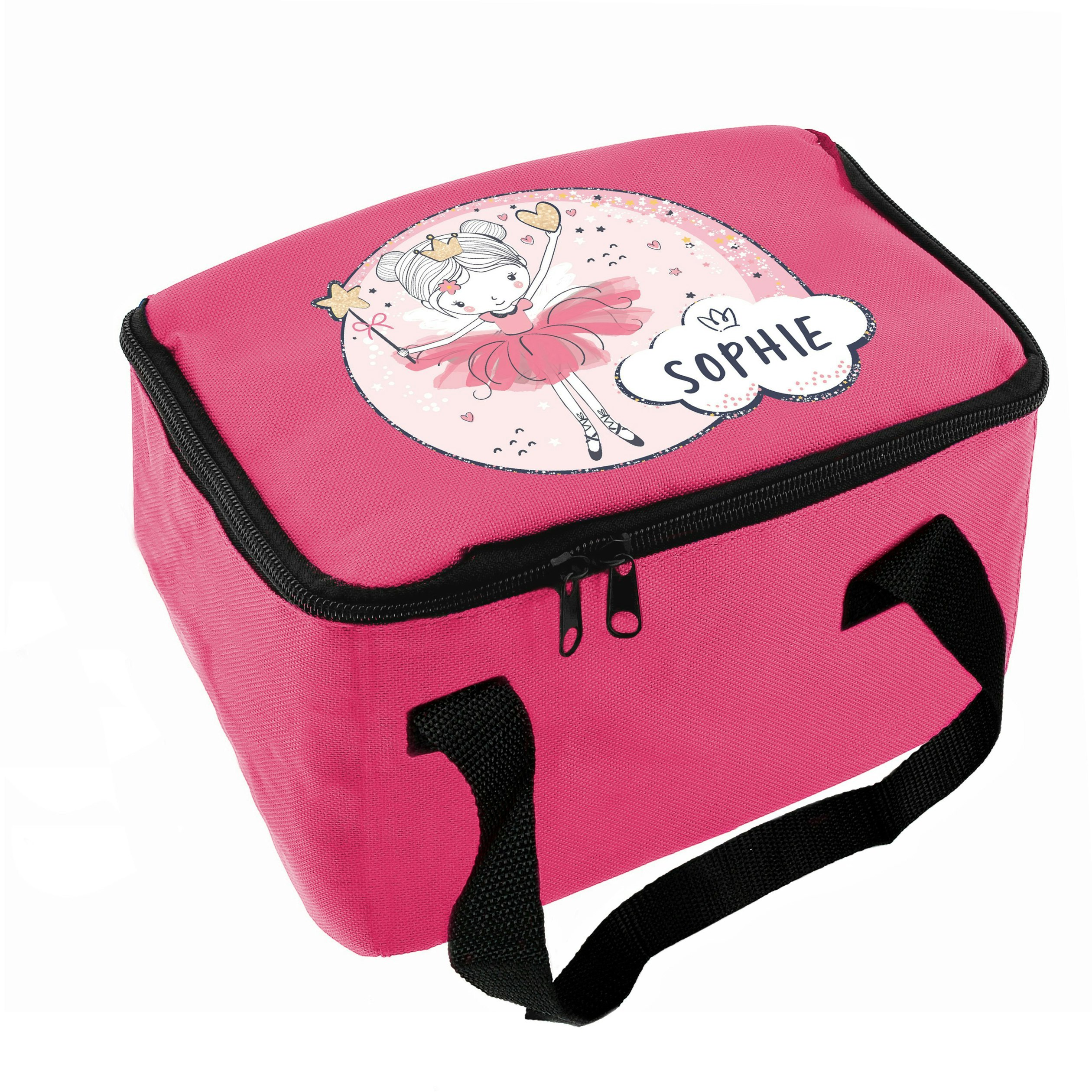 Personalised Memento Company Pink Personalised Fairy Lunch Bag