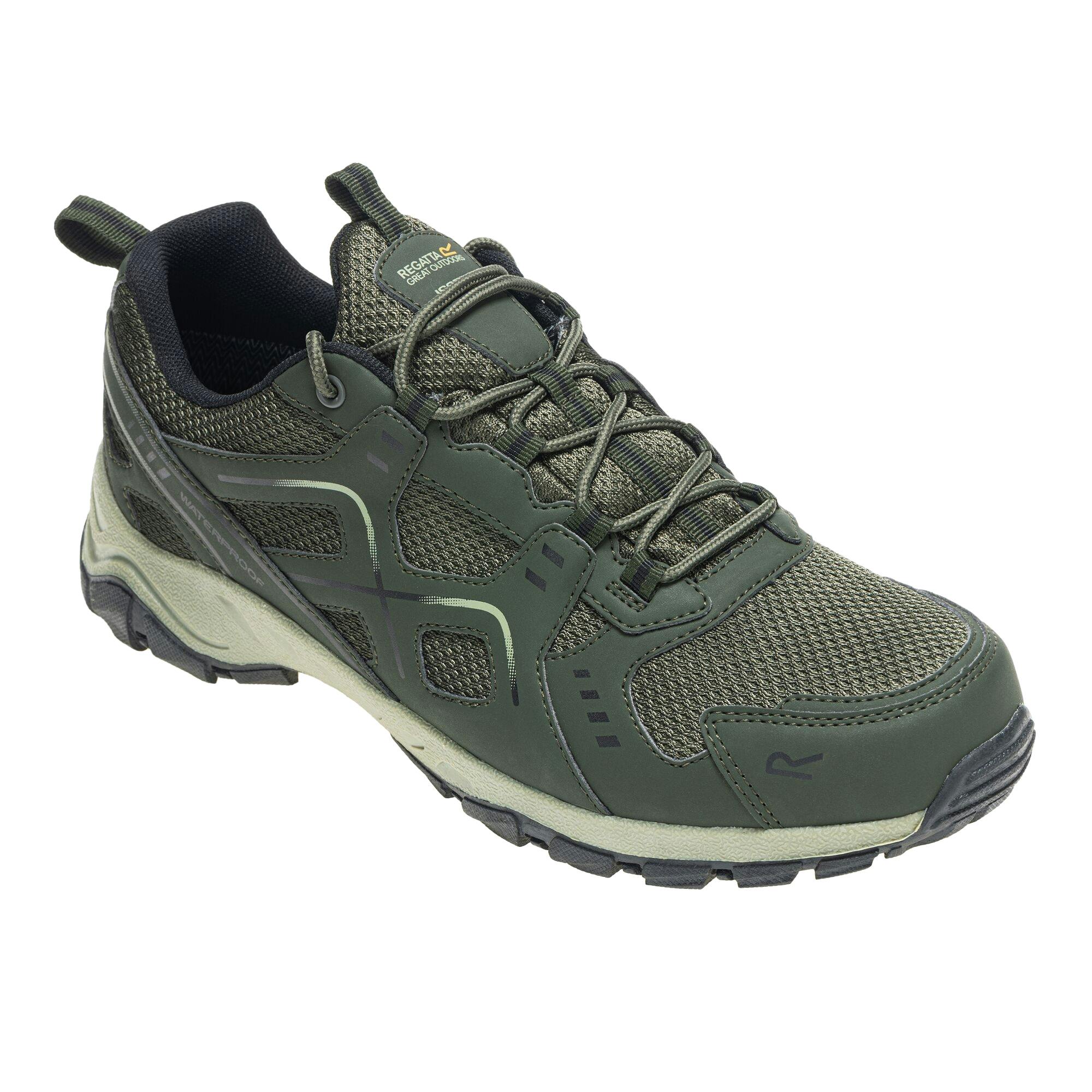 Regatta Men's Dark Vendeavour Waterproof Walking Shoes - Khaki - 9.5 Uk - Khaki