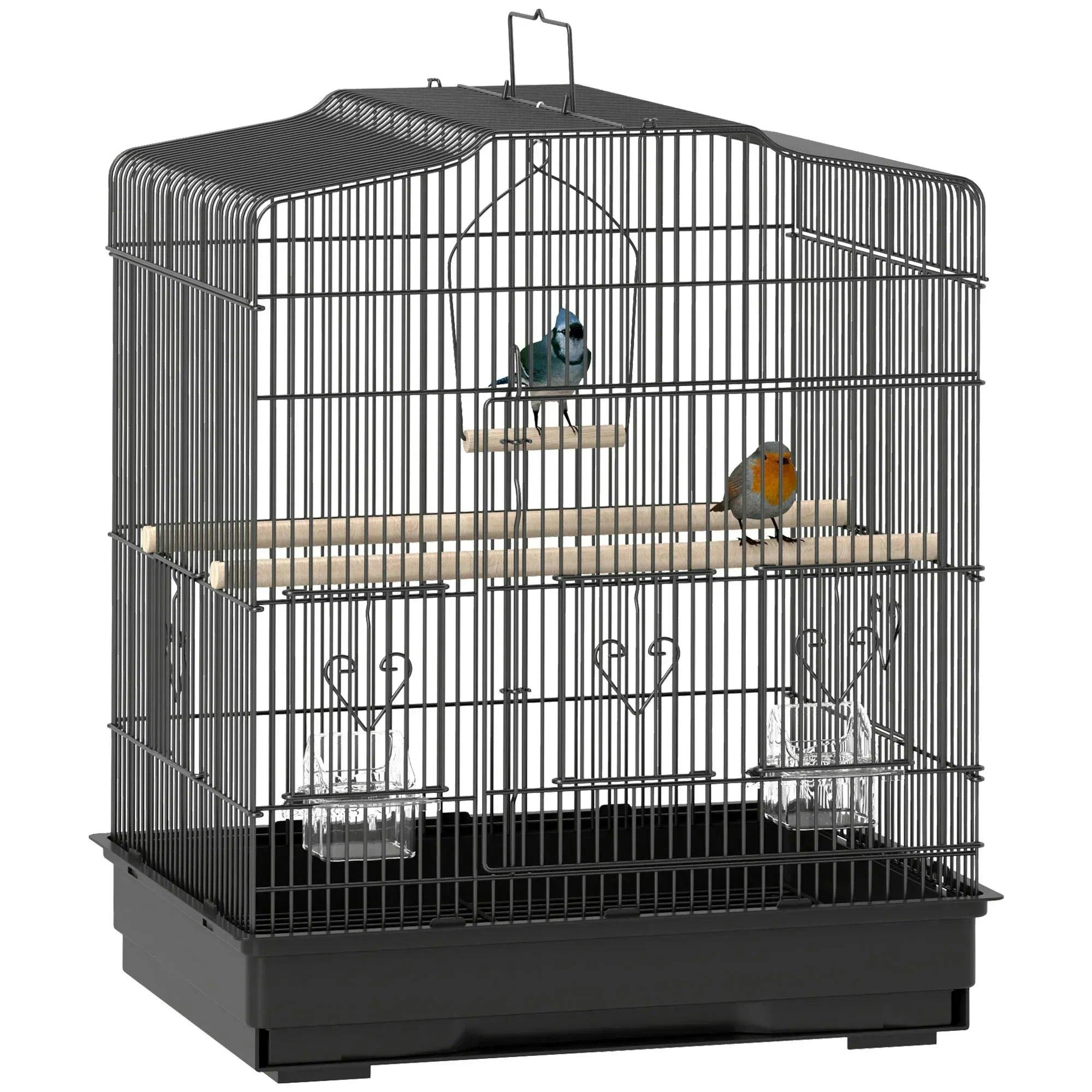 PawHut Large Bird Cage - Black - Image 4