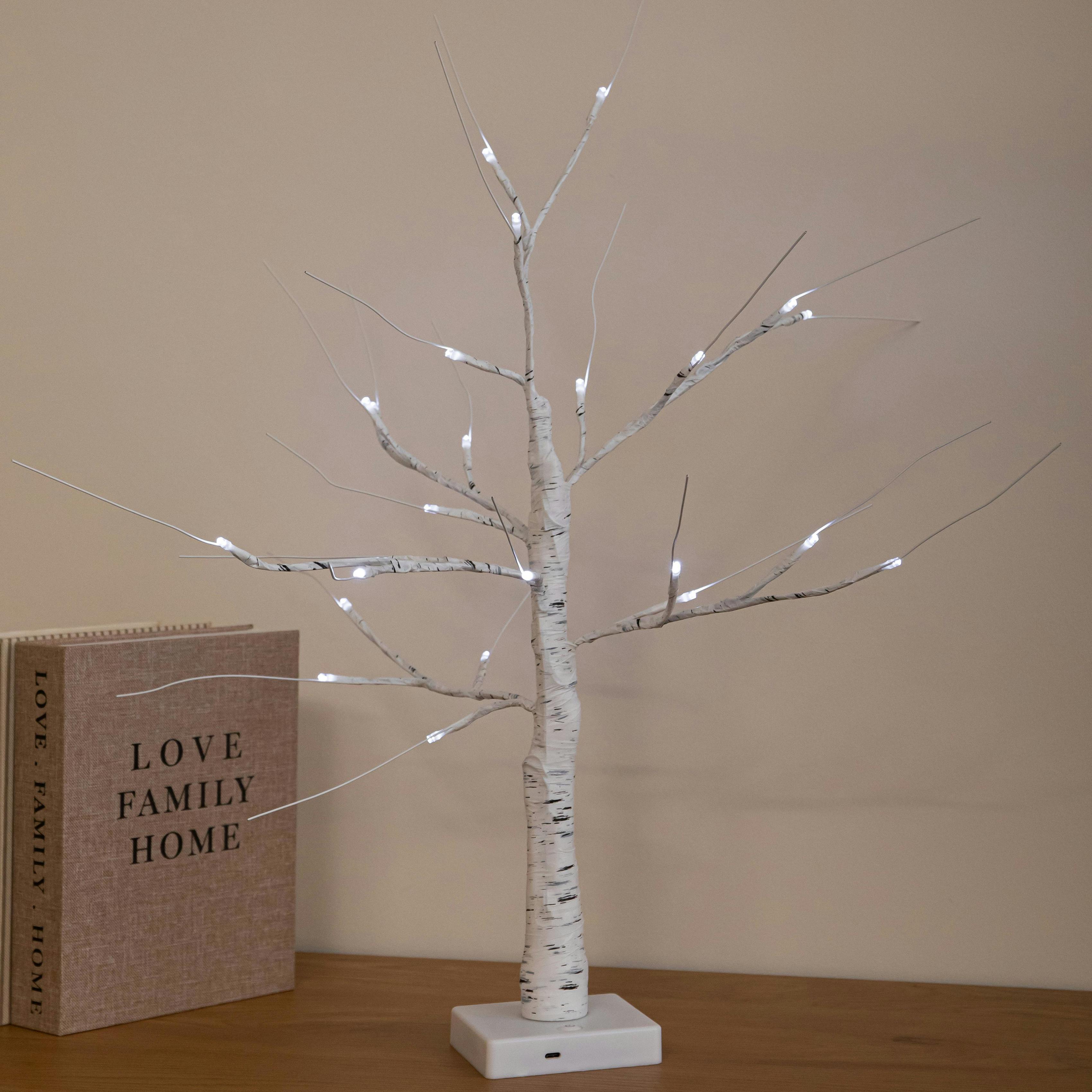 Premier 60Cm Light Up Christmas Tree With 24 White Leds - Image 2