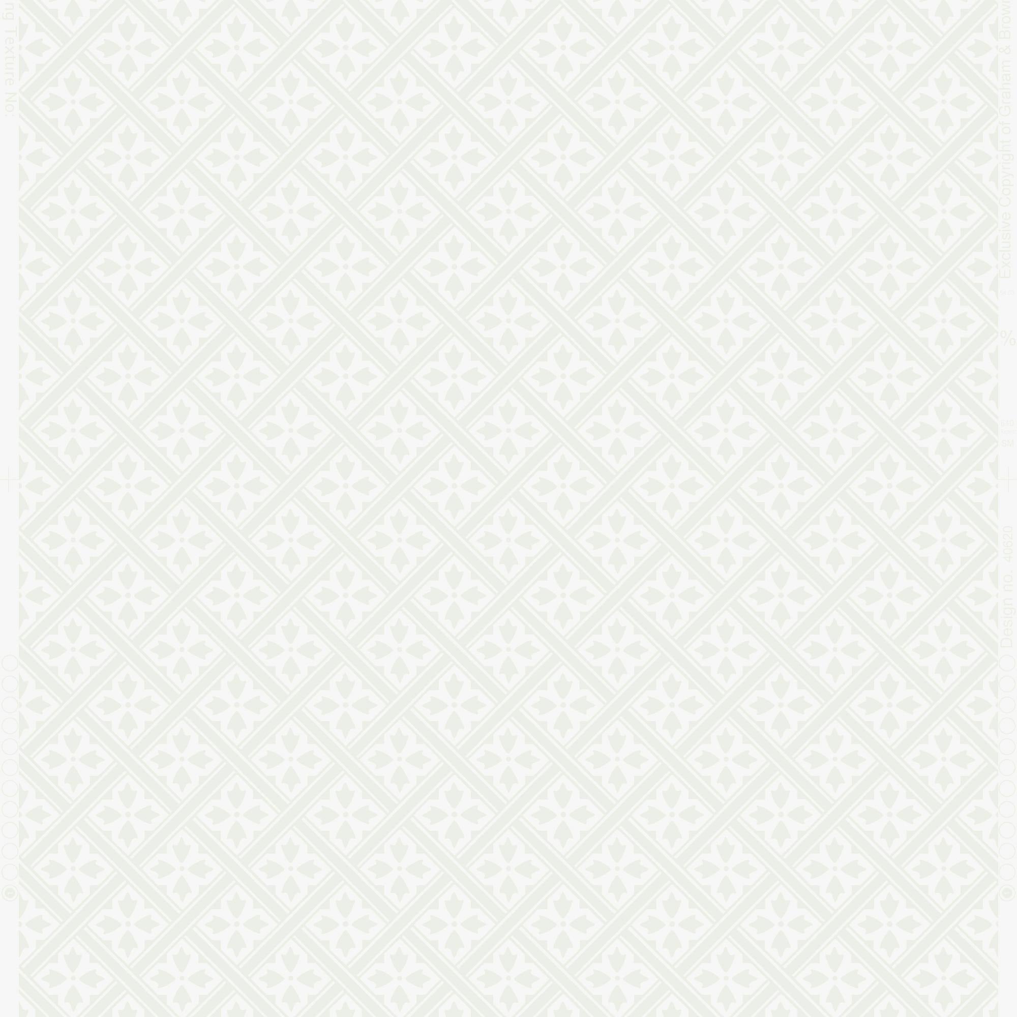 Laura Ashley White Mr Jones Paintable Wallpaper - 10M