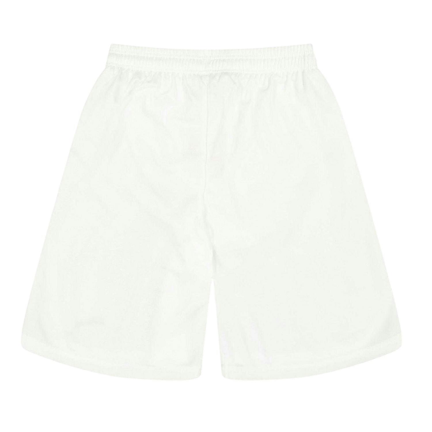 Puma White Kids Team Logo Football Shorts - 14 Years - 100% Polyester