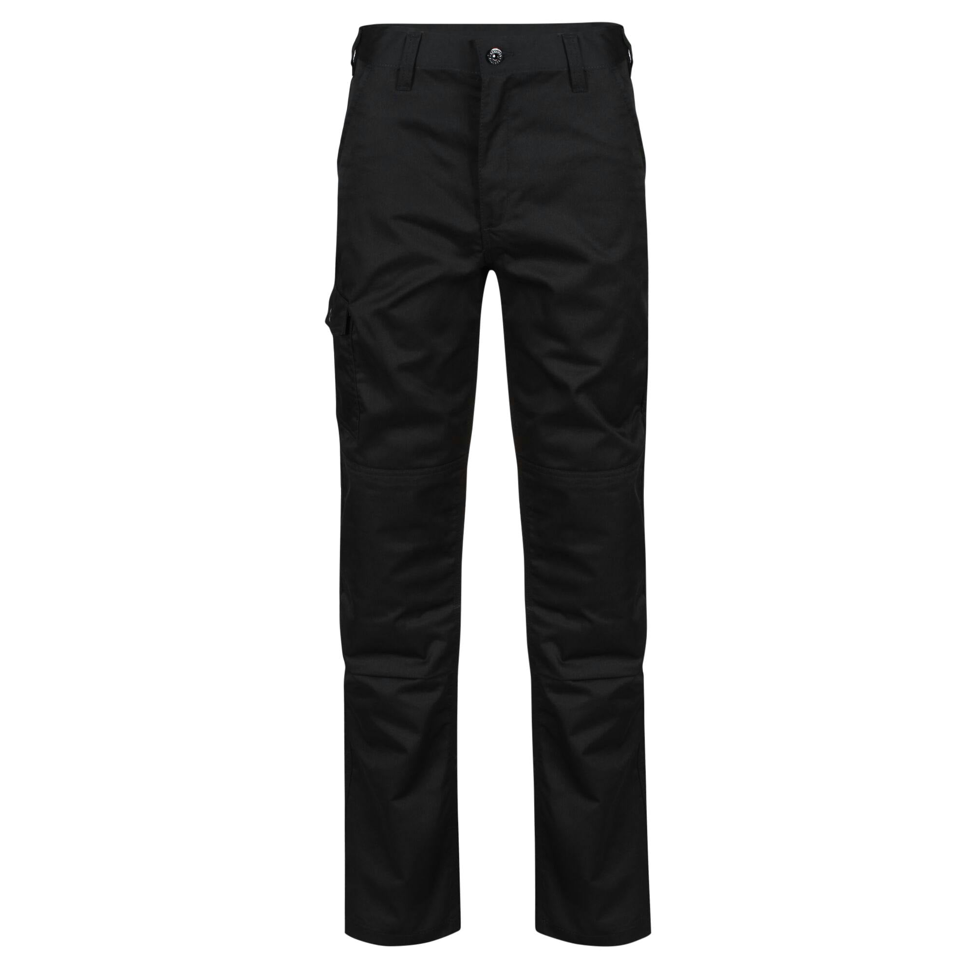 Regatta Men's Black Pro Cargo Trousers - 28/S - 65% Polyester/35% Cotton
