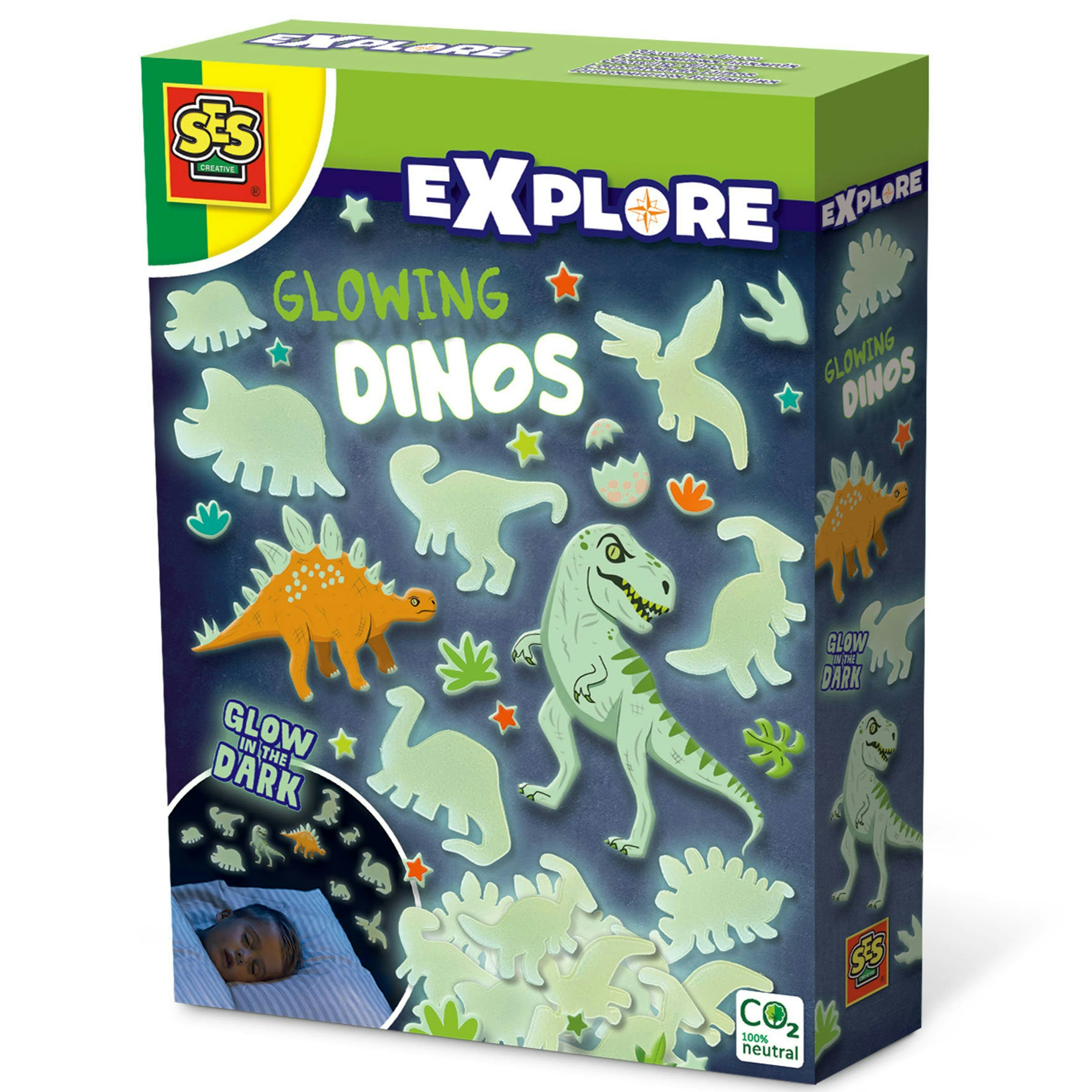 Ses Creative Dark Glowing Dinos
