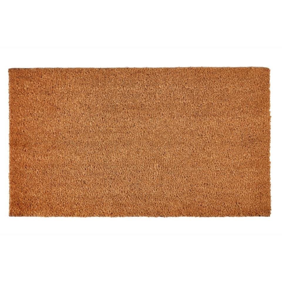 Groundsman Brown Coir Door Mat - 40Cm X 70Cm - 100% Mixed