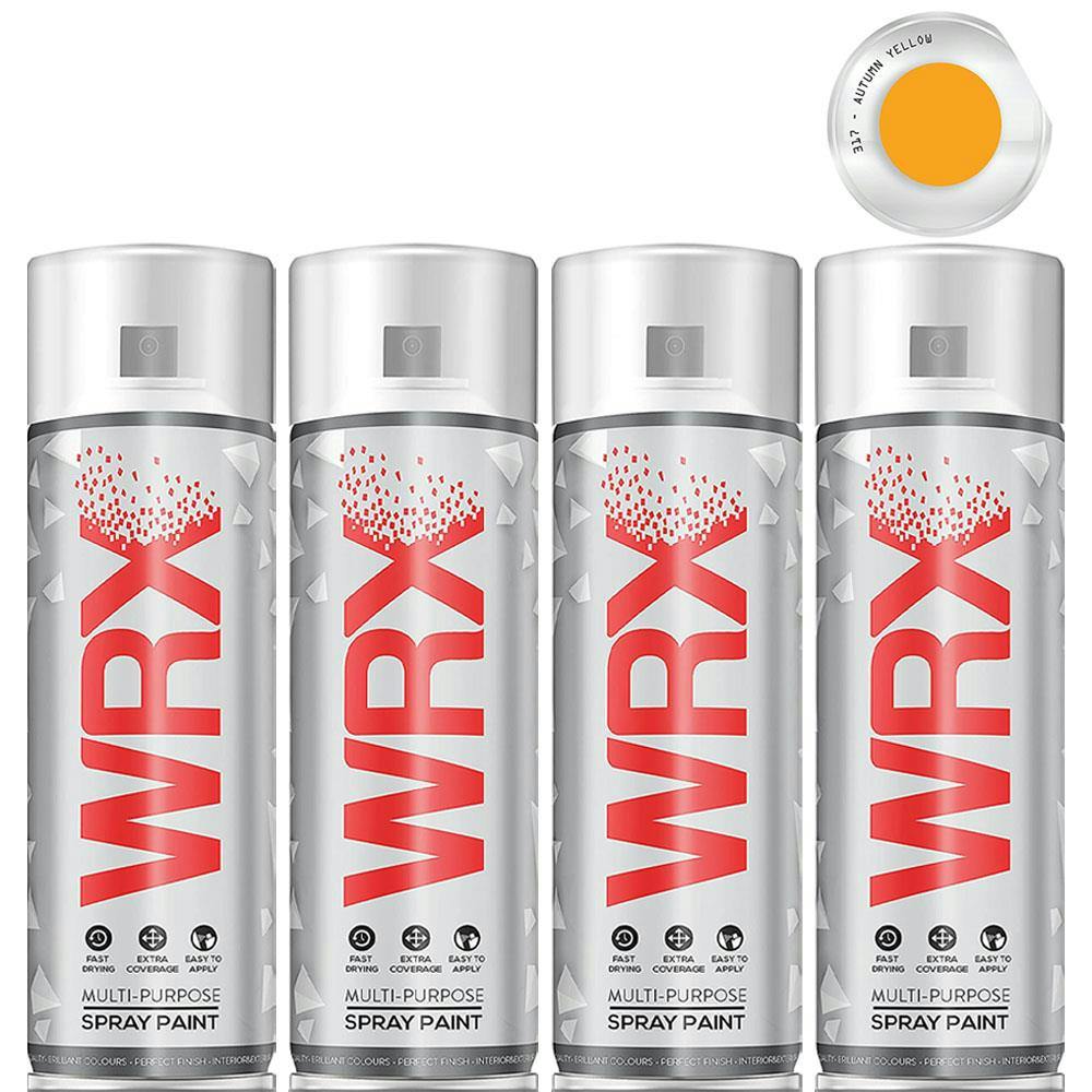 Rackhams Yellow 3X Wrx Autumn Spray Paint 400Ml - Image 6