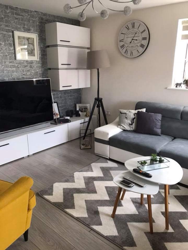 Rugsx Grey/White Sketch Rug - & Zig Zags - 160Cm X 220Cm
