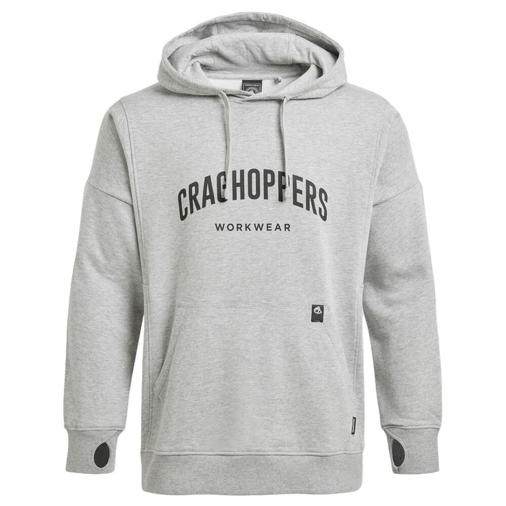 Craghoppers Men's Grey Workwear Oulston Hoodie - Soft Marl - Soft Marl - Xxl - 60% Organic Cotton/40% Recycled Polyester
