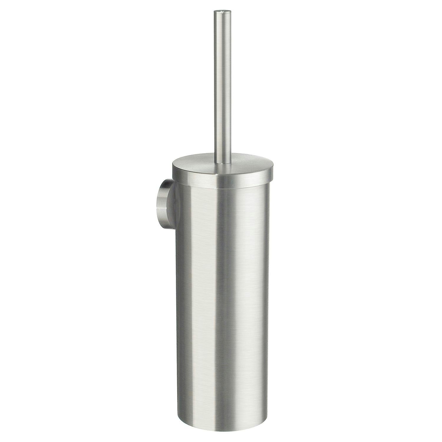 Rackhams Brushed Nickel Toilet Brush And Holder