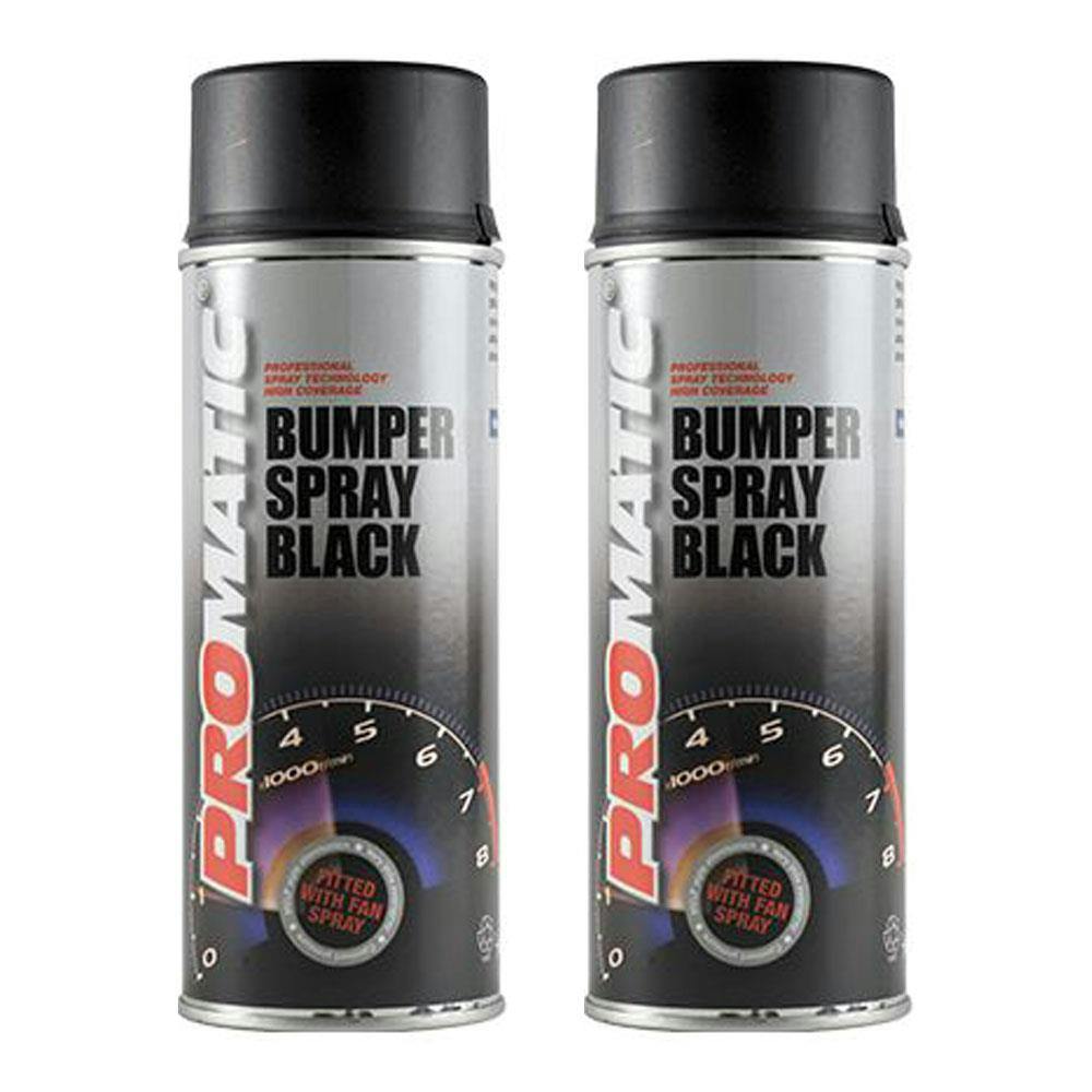 Rackhams Black 6X Promatic Bumperspray Spray Paint 400Ml - Image 5