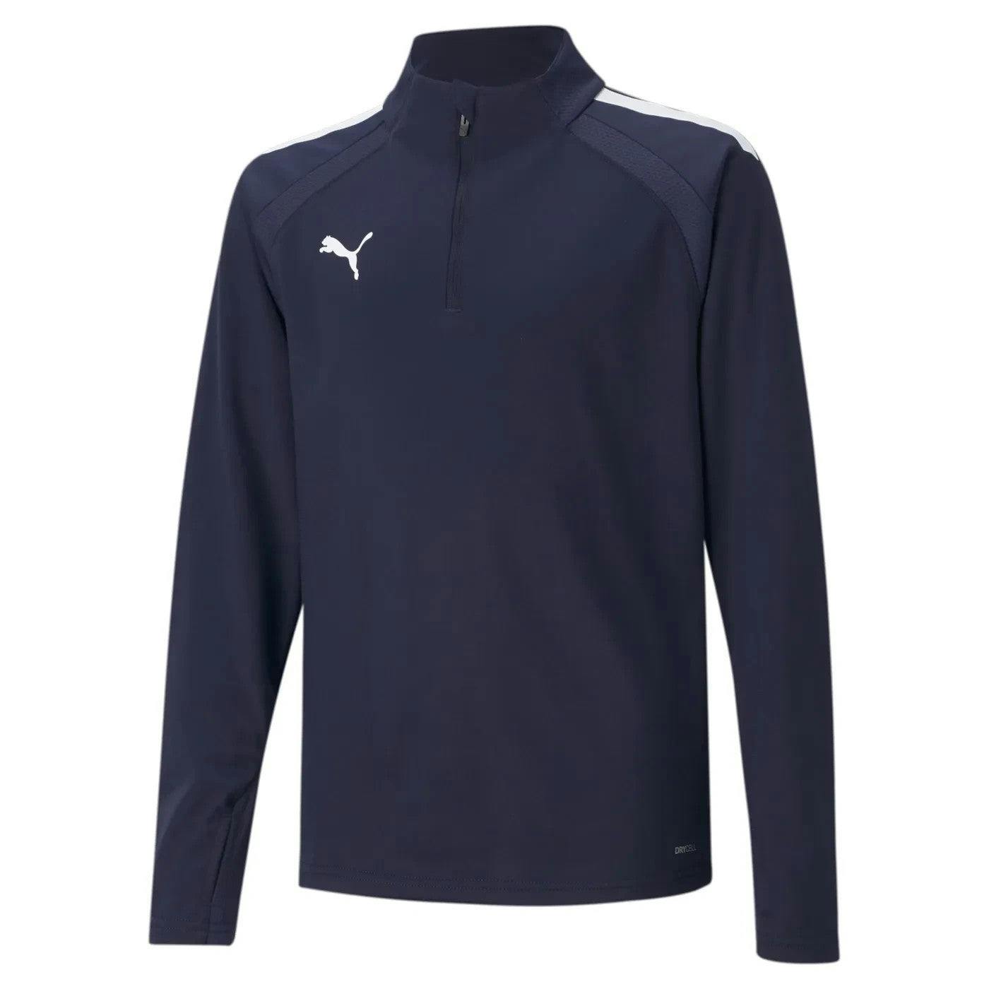 Puma Boys / Girls Teamliga 1/4 Zip Tracksuit Drill Top 657237 - 116 5-6 Years