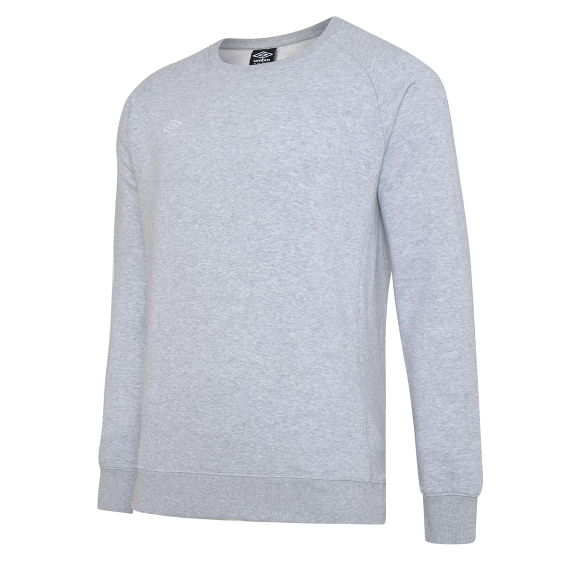 Umbro Women's Grey/White Club Leisure Sweatshirt - Marl/ - Marl/ - Xs