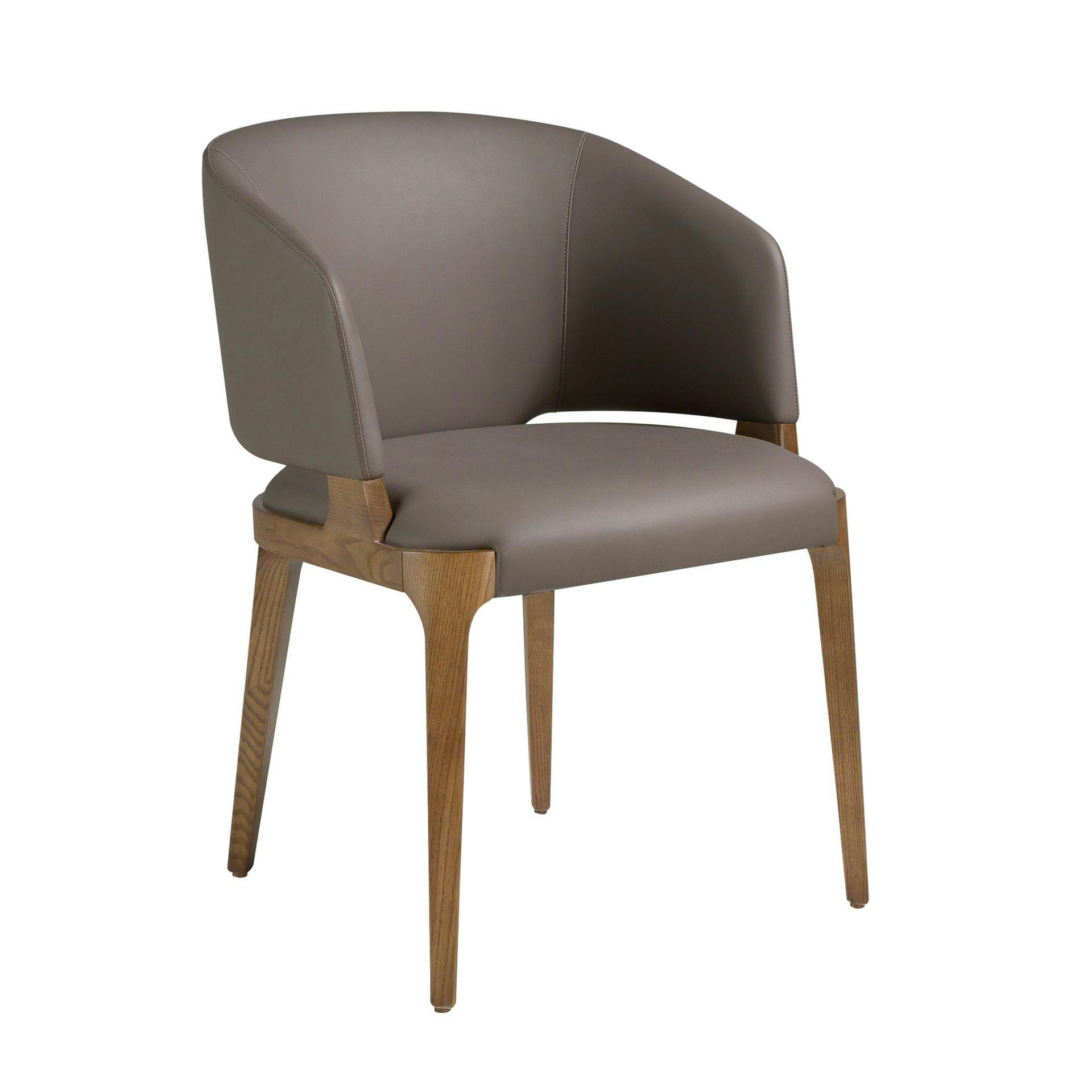 Rackhams Dark Mink Leatherette Chair 4108