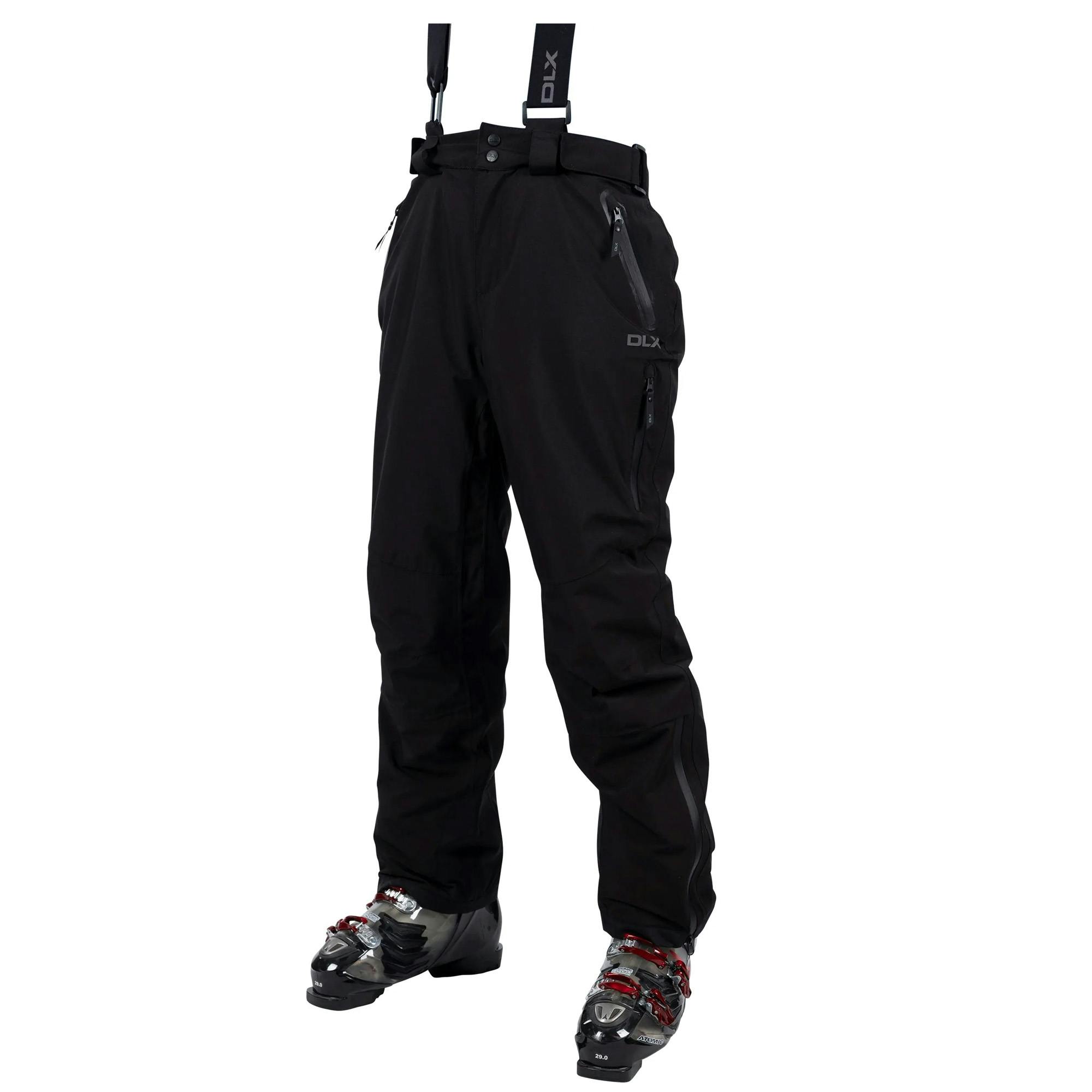 Trespass Men's Black Kristoff Ski Trousers - Xl - 50% Polyester/50% Polyamide