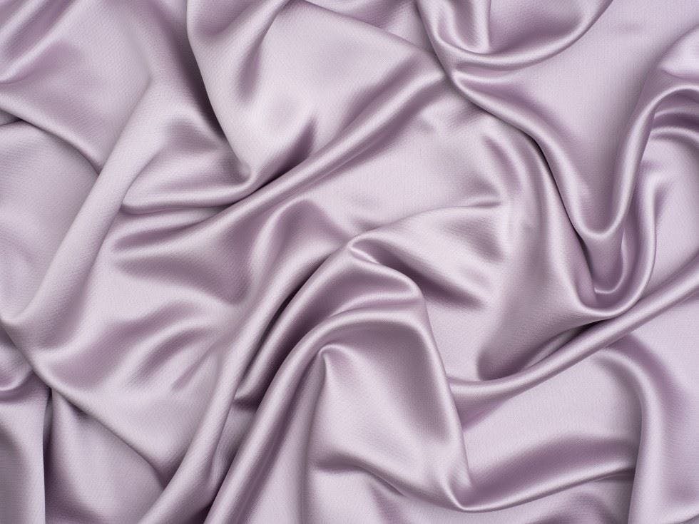 Minerva Core Range Lavender Minerva Aesha Satin Fabric - Plain Design Dressmaking Fabric, 150 Cm / 60" Wide - Per Metre