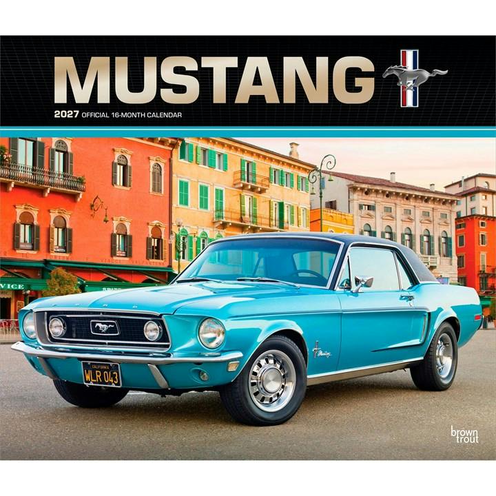 Mustang Deluxe Calendar 2027, Deluxe Calendars, Month To View, Transport, Gift - Image 4