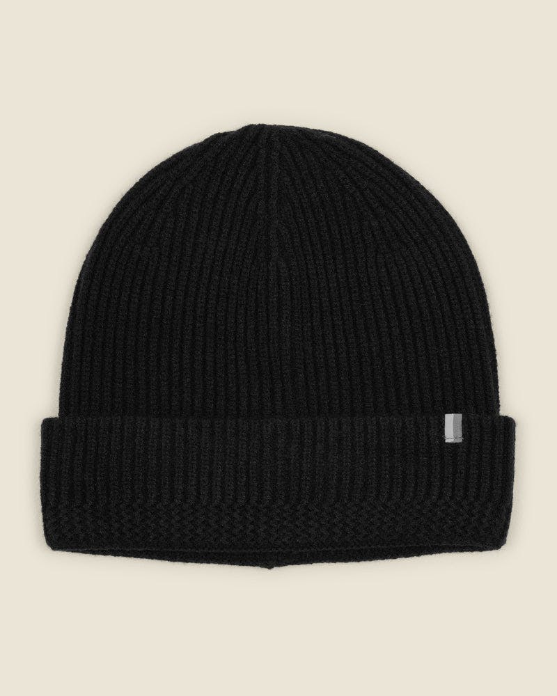 Larsson & Co Burgundy/Black Tornio - 2 Pack Knitted Beanie Hat - One Size