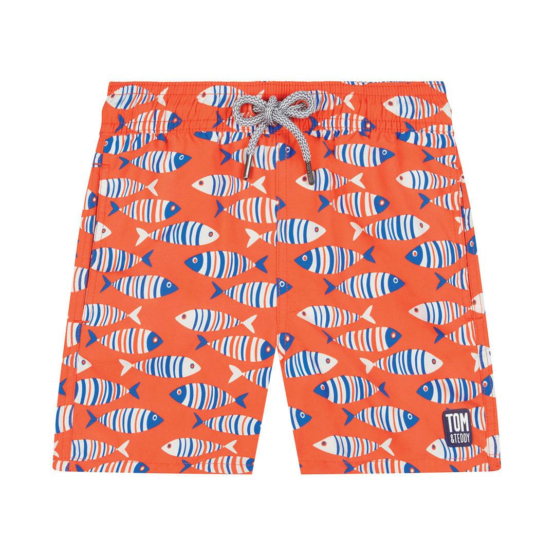 Tom & Teddy Orange Striped Fish - 1-2