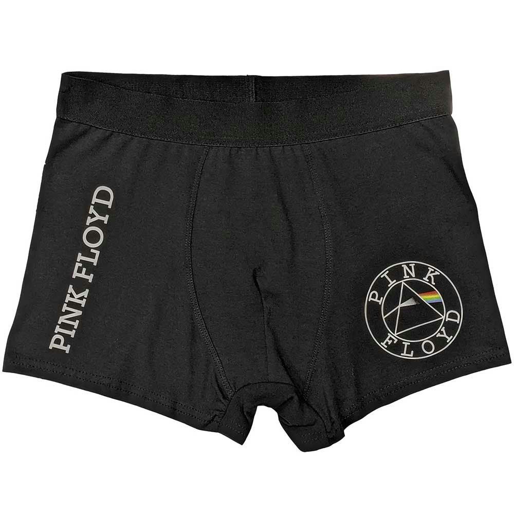Paradiso Clothing Unisex Pink Floyd Circle Band Logo Boxer Shorts - S