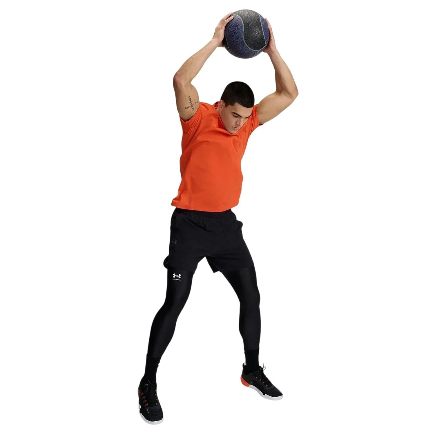 Under Armour Men's Red Vanish Elite Seamless T-Shirt - Fire - Xl - Fire - 52% Nylon/48% Polyester
