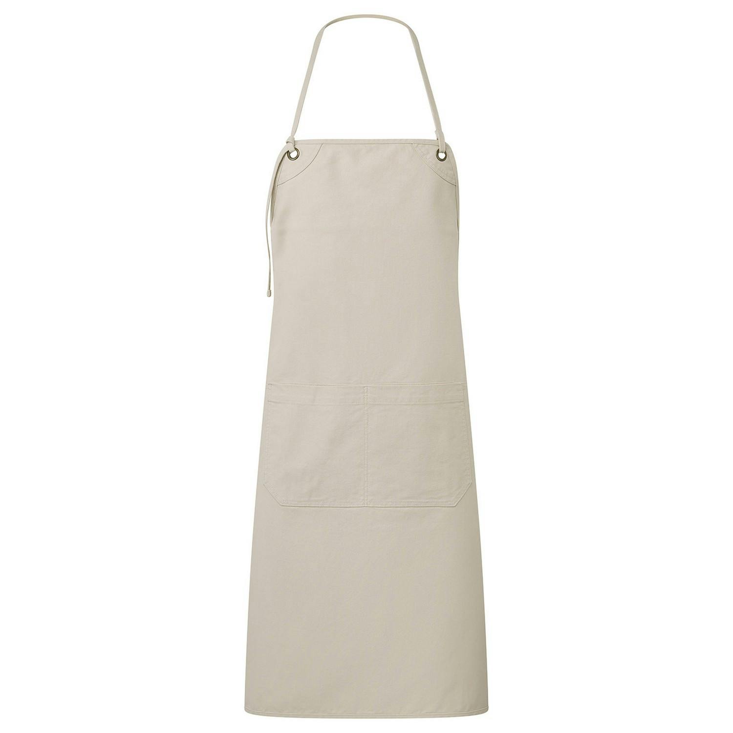 Premier (One Size, Natural) Unisex Adult Artisan's Choice Canvas Double Pocket Apron - Image 3