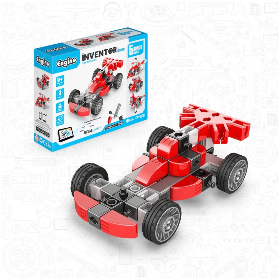 Engino Kids Inventor Mechanics Speed Racer - 5 Models - - Image 10