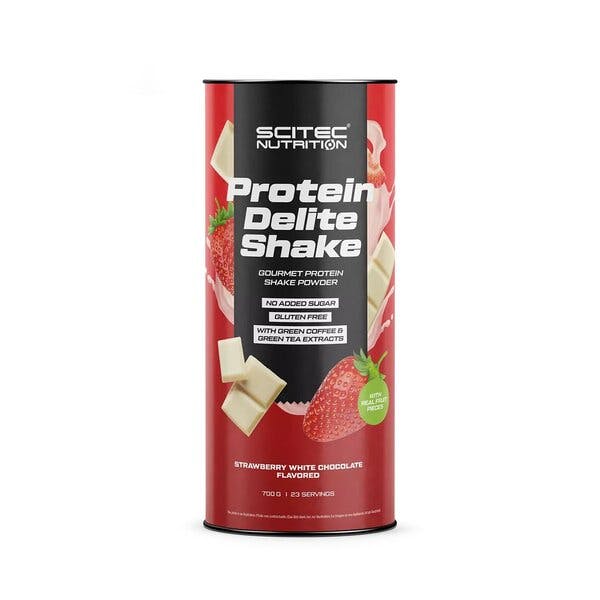 Scitec White Protein Delite Shake - 700 Grams - Strawberry Chocolate - Image 3