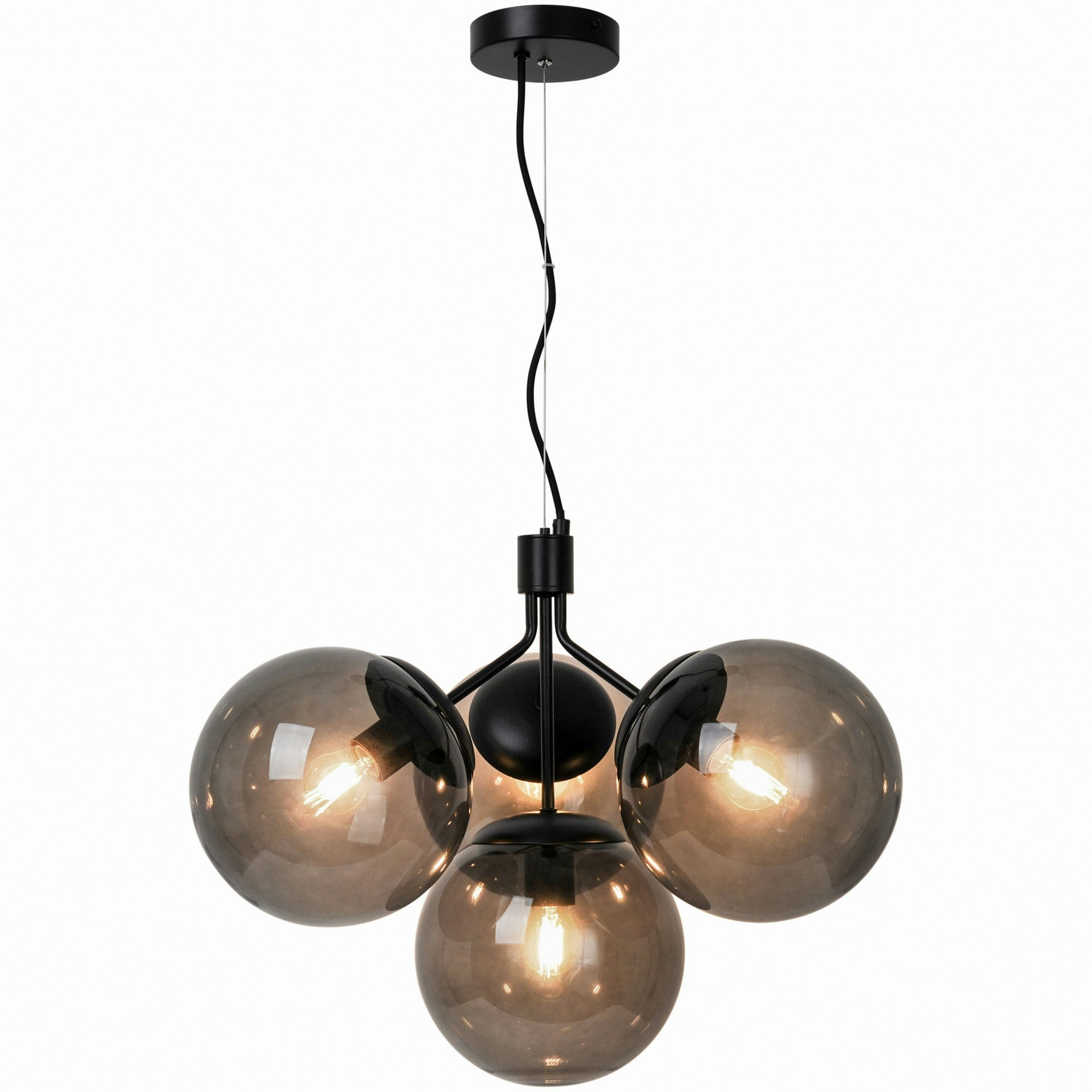 Nordlux Ivona 4 Spot Black Pendant Light - Image 4