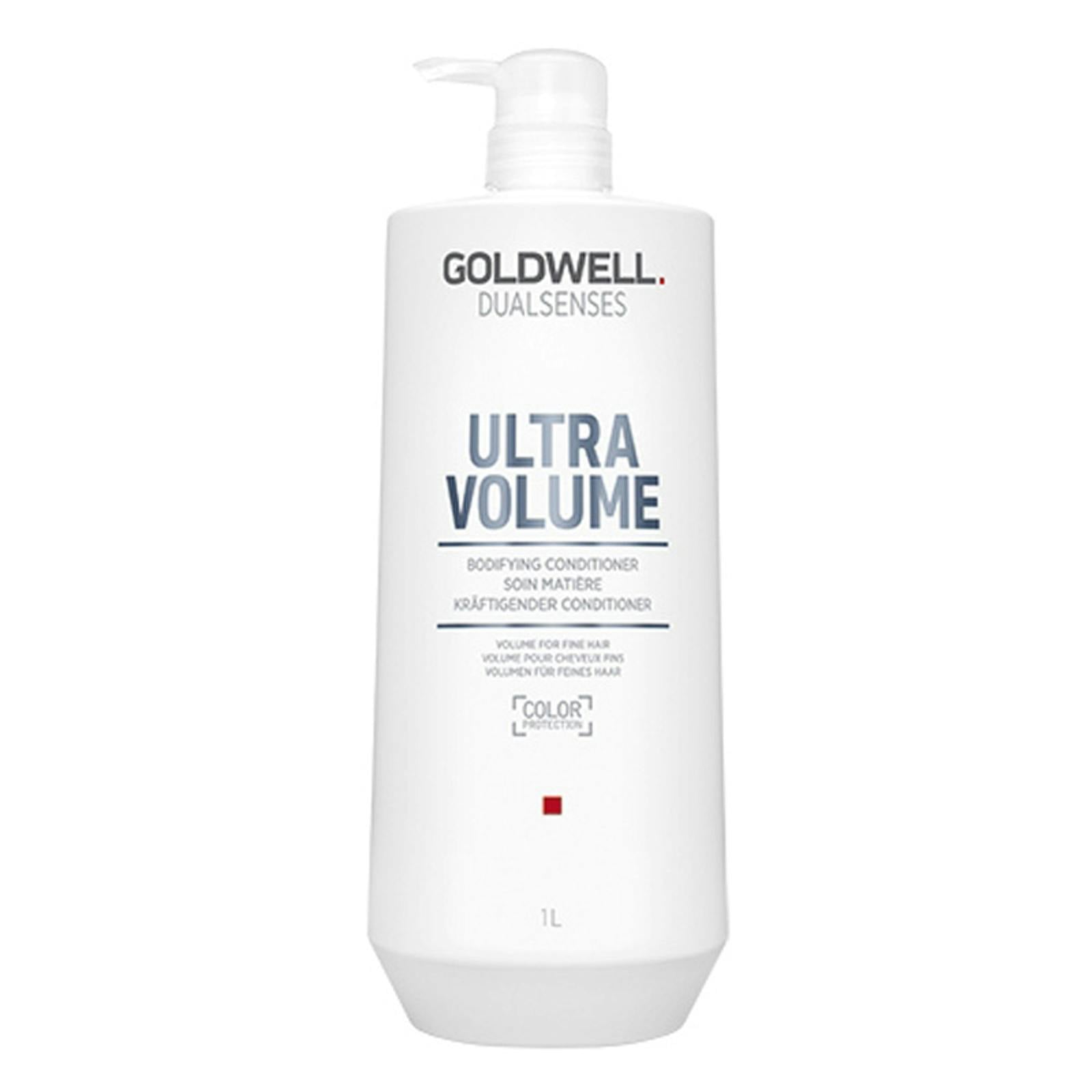 Goldwell Blue/Yellow Dual Senses Ultra Volume Conditioner 1000 Ml - 1000 Ml - /Violet