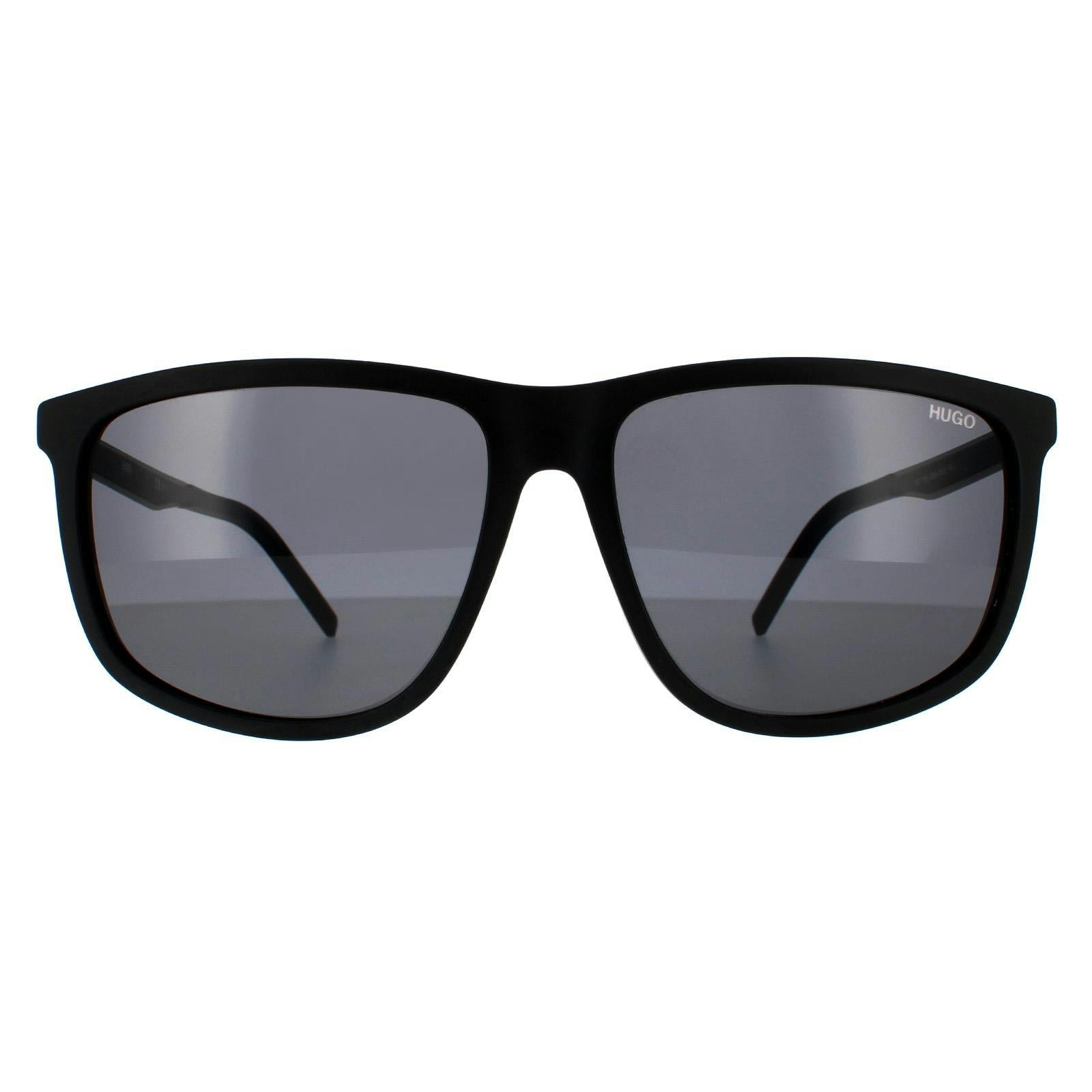 Hugo By Hugo Boss Men's Black Hg 1138S Matte Sunglasses