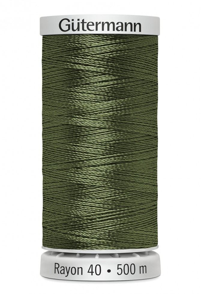 Gutermann No 40 Sulky Rayon Embroidery Thread 500M Rayon Thread Suitable For Embroidery - 630 - 500 Metres