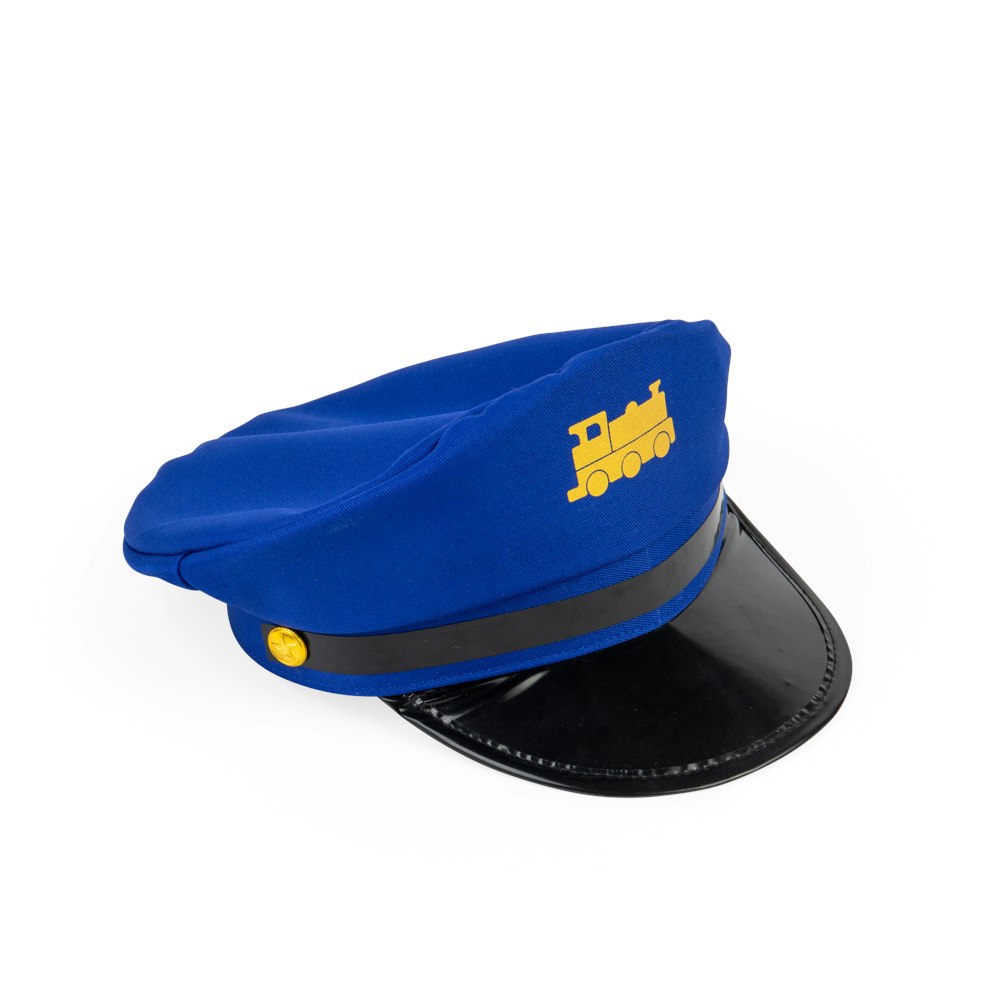 Bigjigs Toys Black/Gold Train Conductor Hat
