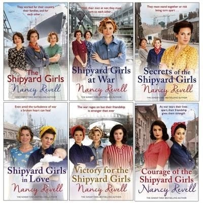 Various Publishers Girls Nancy Revell The Shipyard Series 6 Books Collection Set - Shipyard At War Secrets Of T..